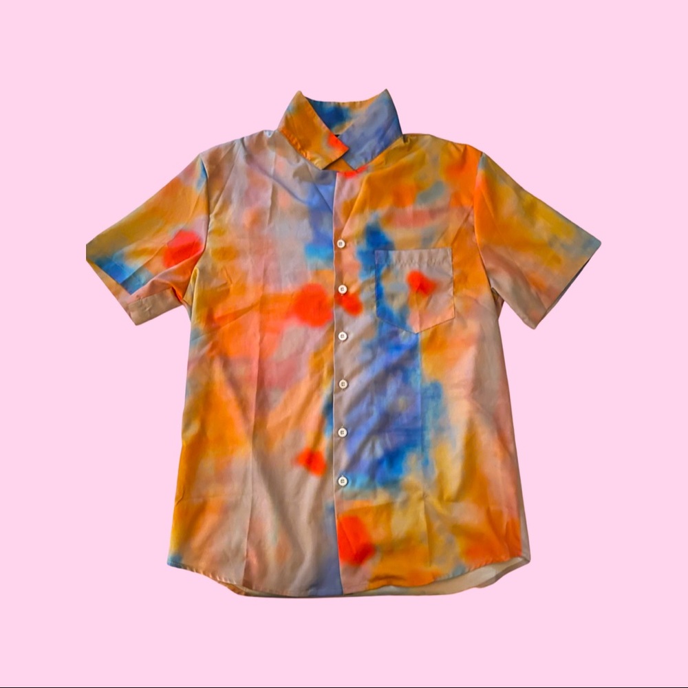 Small Multi-color Button Down / ROMWE